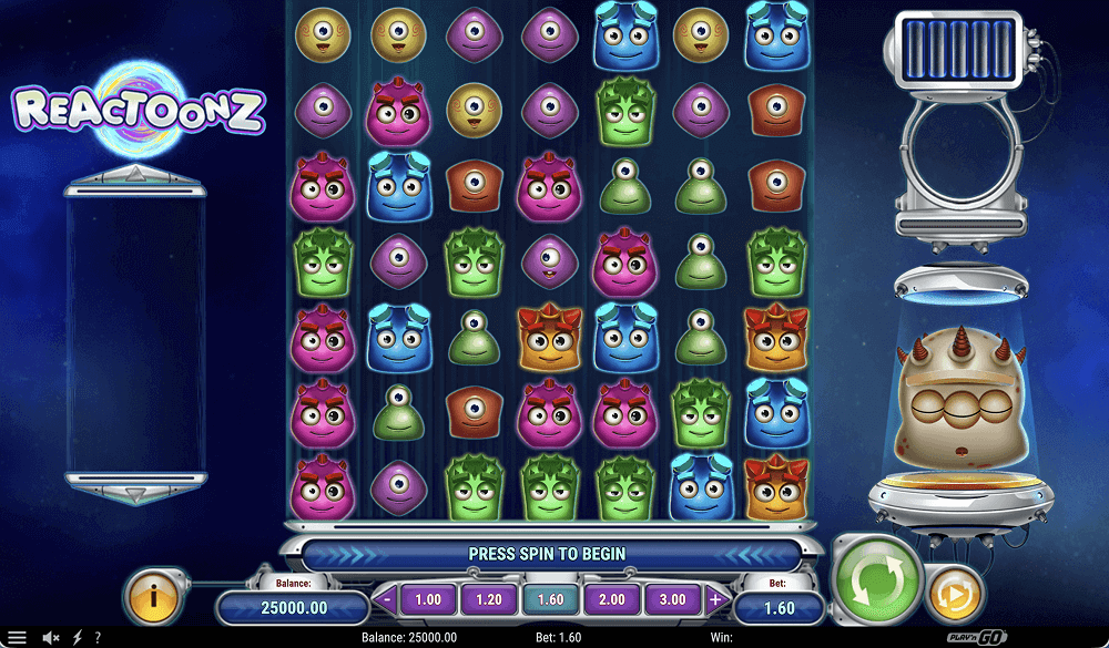 Основная информация о слоте Reactoonz Основная информация о слоте Reactoonz